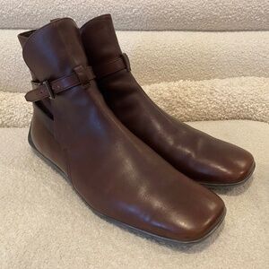 Prada Men's Leather Jodhpur Half-Boot Brown US 10.5